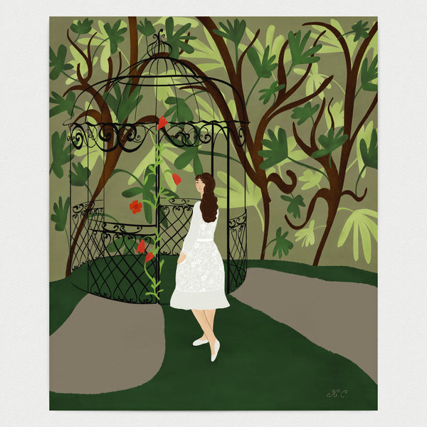 Garden Pavilion Art Print